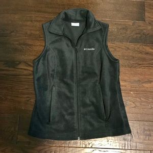 Columbia Black Fleece Vest